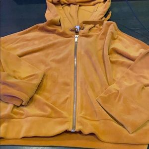 Bright Orange Zip-Up